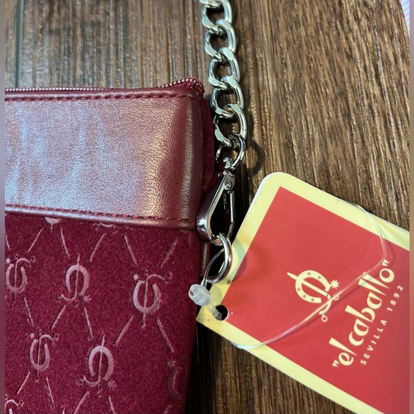 NWT el caballo leather crossbody with removable chain to switch to clutch. Spain - Picture 12 of 14